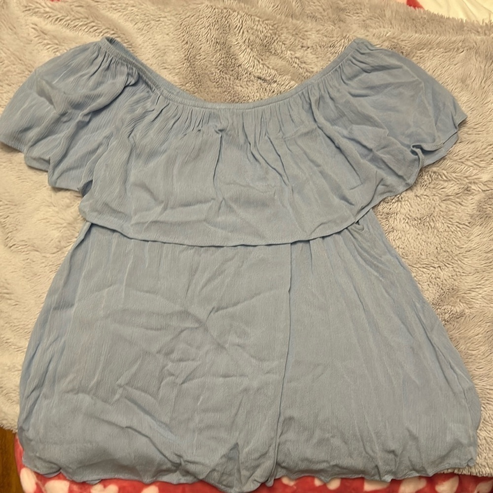 Off the shoulder flowy top